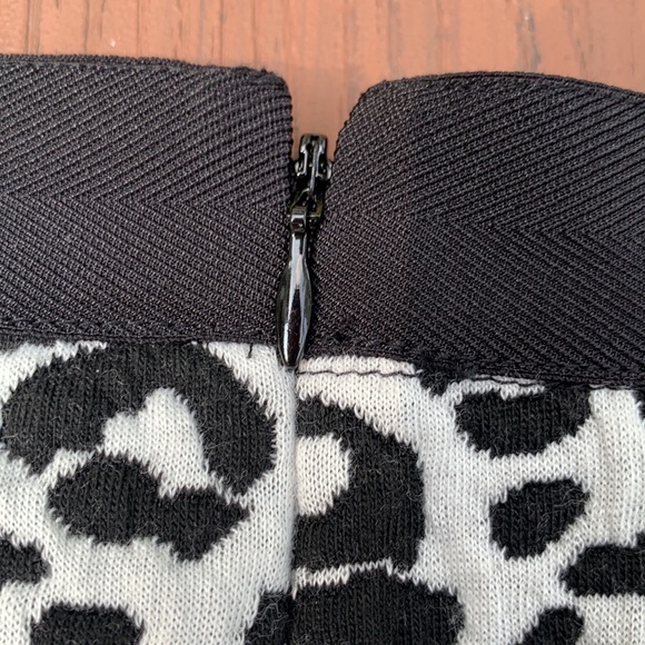 REBECCA TAYLOR SKATER CIRCLE SKIRT LEOPARD OCELOT - Picture 7 of 13